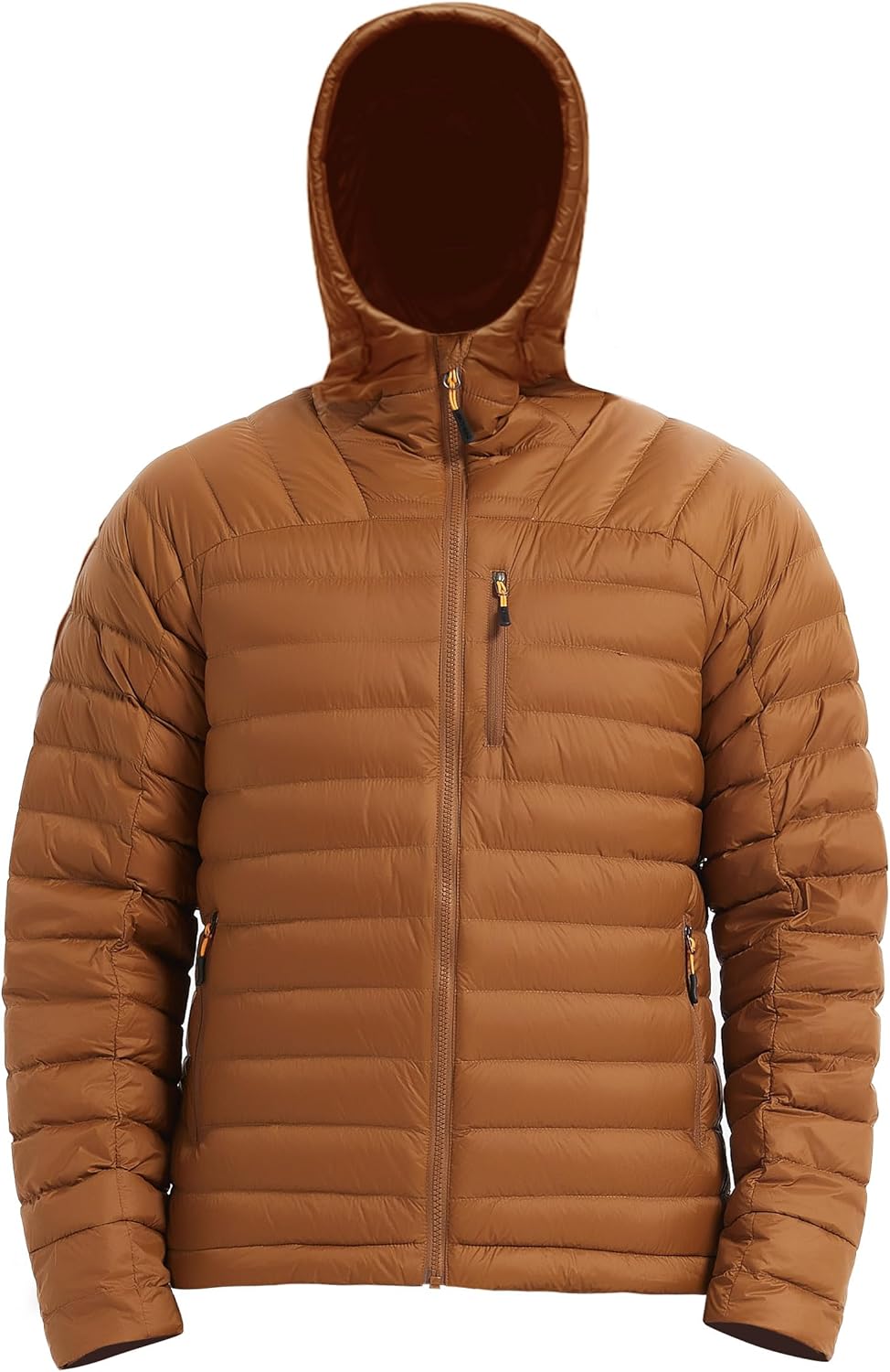 Men's Lightweight Puffer Jacket Insulated Water-Resistant Outdoor Winter Down Jacket for Men