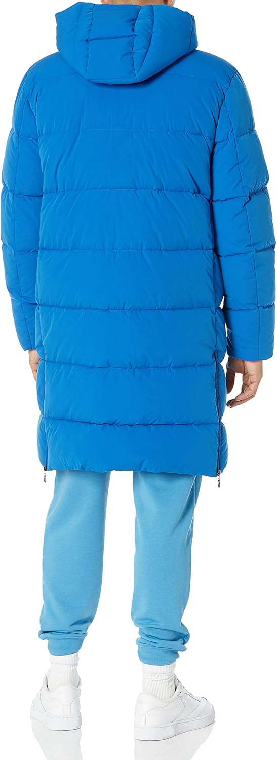 Men's Hooded Long Puffer Coat